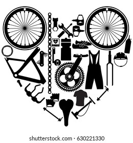 Heart Cycling, Vector