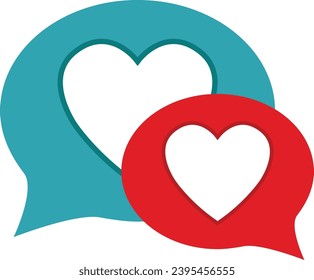 Vector de icono del logotipo de citas de corazón