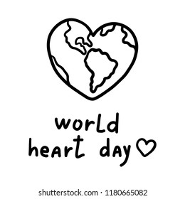 Heart day concept background. Hand drawn illustration of heart day vector concept background for web design