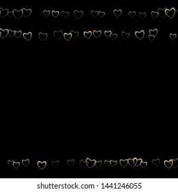 Heart decor which consists of isolated elements. Modern style with beautiful elements in heart decor. 