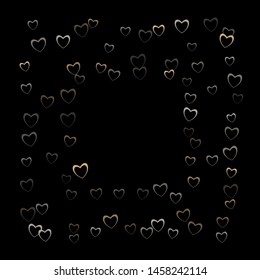 Heart decor which consists of isolated elements. Modern style with beautiful elements in heart decor. Can be used as print, wallpaper, cards, valentine cards, banner, background and etc.