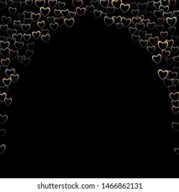 Heart decor which consists of isolated elements. Modern style with beautiful elements in heart decor. Can be used as print, wallpaper, cards, valentine cards, banner, background and etc.