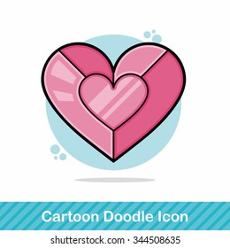 heart decoration doodle