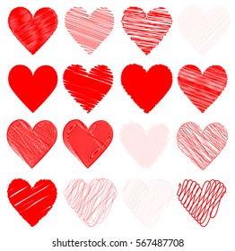 Heart decoration for Valentine's Day. Heart. Hearts for Valentine's Day