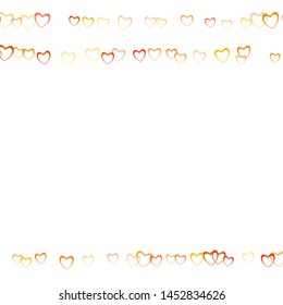 Heart decoration which consists of isolated elements. Modern style with beautiful elements in heart decoration. Can be used as print, wallpaper, cards, valentine cards, banner, background and etc.