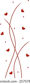 Heart decorative patterns and designs for Valentines, and love theme greetings, wishes and invitations.