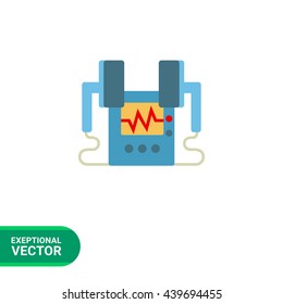 Heart defibrillator icon