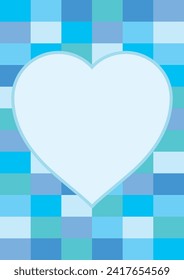 Heart design background illustration material