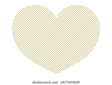 Heart design background illustration material