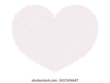 Heart design background illustration material