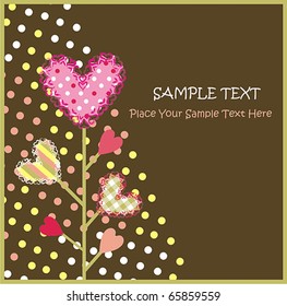heart design card