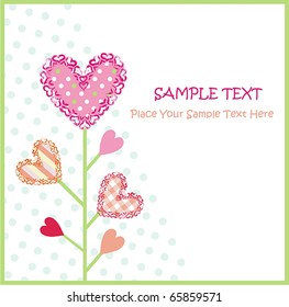 heart design card