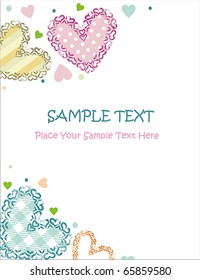 heart design card