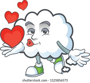 With heart design cloud bubble for icon thinking