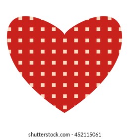 Heart. Design elements for greeting and baby card