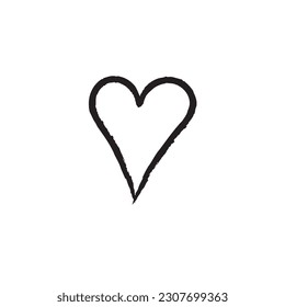 Símbolo de icono de diseño cardíaco vector sobre fondo blanco