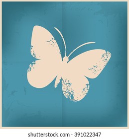 Heart design on old background,grunge vector