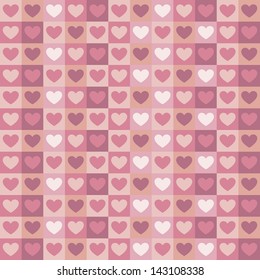 heart design over pink background vector illustration