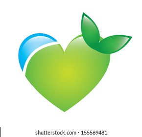 heart design over white background vector illustration 