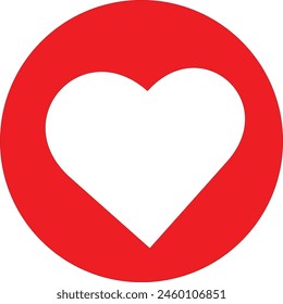 heart design red eps 10