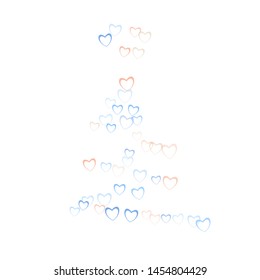 Heart design which consists of isolated elements. Modern style with beautiful elements in heart design. Can be used as print, wallpaper, cards, valentine cards, banner, background and etc.