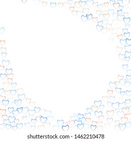 Heart design which consists of isolated elements. Modern style with beautiful elements in heart design. Can be used as print, wallpaper, cards, valentine cards, banner, background and etc.