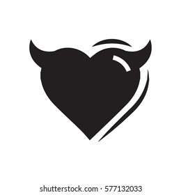 Heart of Devil love black color