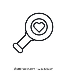 heart diagnostic vector icon