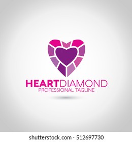Heart Diamond Logo