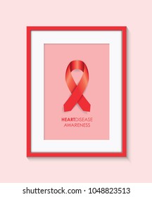 heart disease awareness frame