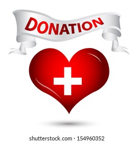 Heart donation.