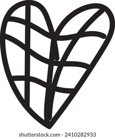 heart doodle, love symbol, background, illustration, valentine, valentines, drawing, scribble, outline