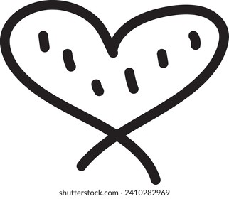 heart doodle, love symbol, background, illustration, valentine, valentines, drawing, scribble, outline