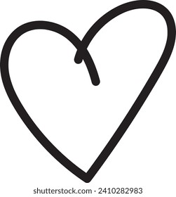 heart doodle, love symbol, background, illustration, valentine, valentines, drawing, scribble, outline