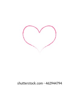 Heart doodle set, vector illustration hand drawn
