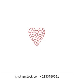 Heart doodles valentine day symbol sketch love icons collection beauty ornate stylized heart illustration shape sketch heart decoration vector 