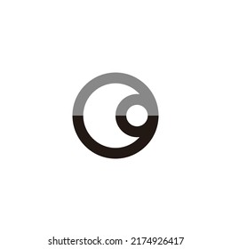 Punto cardíaco, símbolo geométrico circular símbolo simple vector