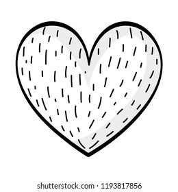 Heart drawing cartoon