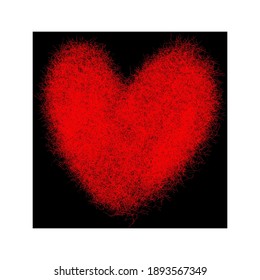 heart electricity illustrations, Love symbol icon set, love symbol