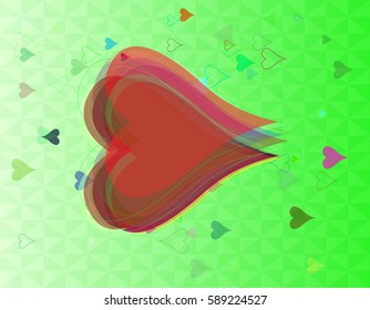 heart elements background
