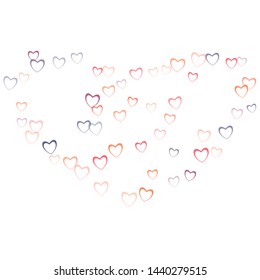 Heart elements which consists of isolated elements. Modern style with beautiful elements in heart elements. Can be used as print, wallpaper, cards, valentine cards, banner, background and etc.