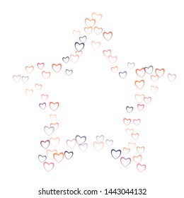 Heart elements which consists of isolated elements. Modern style with beautiful elements in heart elements. Can be used as print, wallpaper, cards, valentine cards, banner, background and etc.