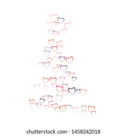 Heart elements which consists of isolated elements. Modern style with beautiful elements in heart elements. Can be used as print, wallpaper, cards, valentine cards, banner, background and etc.