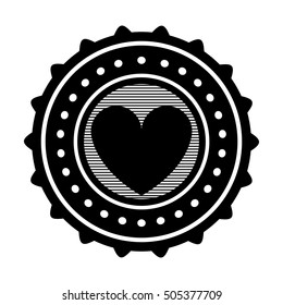 heart emblem icon image