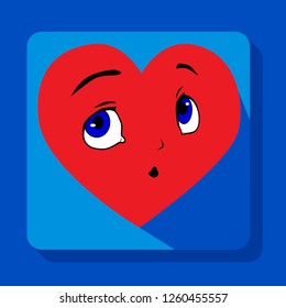 heart emotion badges