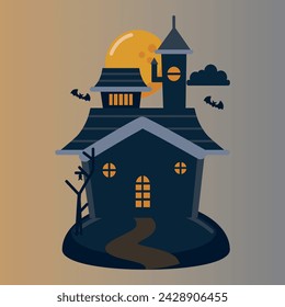  In the heart of an enchanted forest, nestled between the ancient trees and twinkling fireflies, lies a whimsical Halloween fairy house. Its exterior is adorned with pumpkins of all shapes and sizes, 
