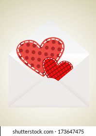 Heart in envelope