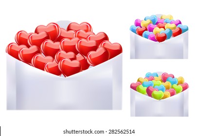 heart in envelope 