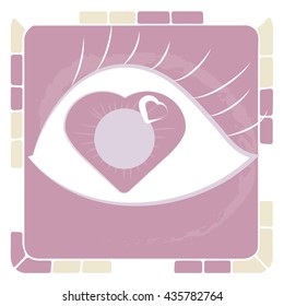 heart eye icon