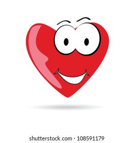 heart with eye illustration